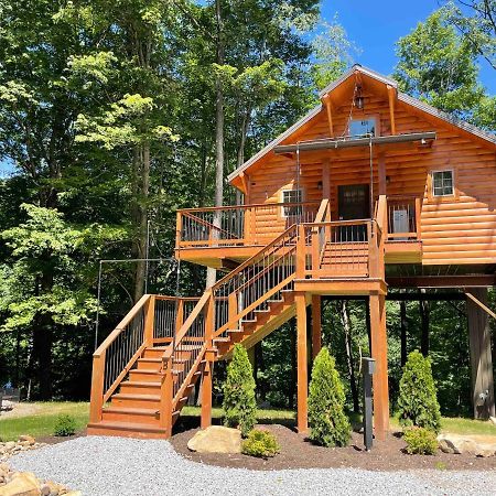 Cricket Hill Treehouse B By Amish Country Lodging ميلزبورغ المظهر الخارجي الصورة